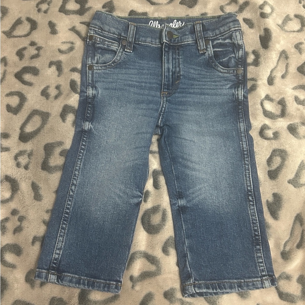 Wrangler Retro Slim Straight Blue Denim Jeans